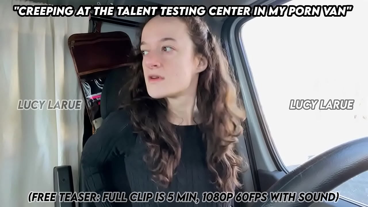Creeping at The Talent Testing Center in My Porn Van