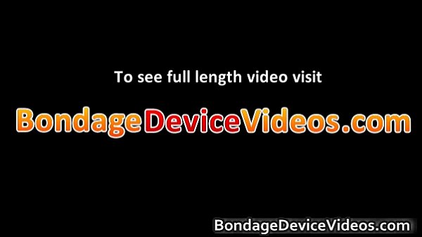 Kinky brunette skank gets bound