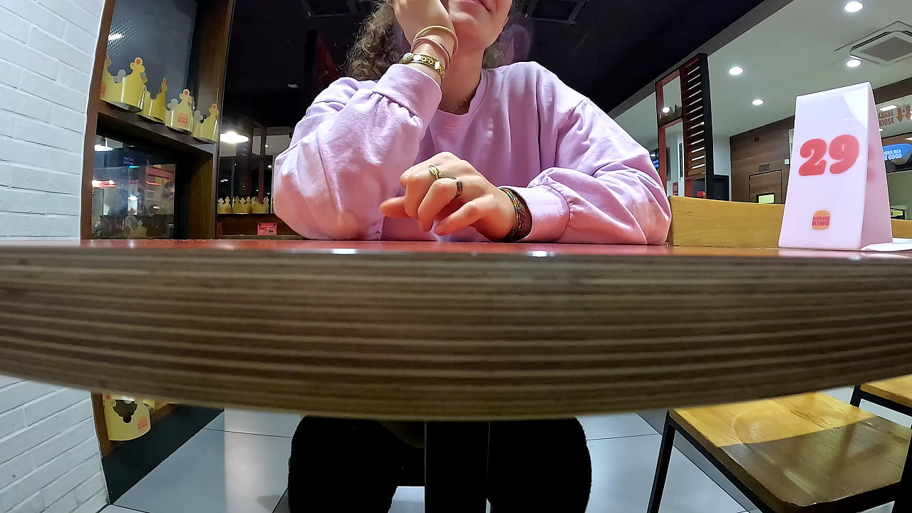 My step-brother invites me to play with him while he controls my lovense in public!