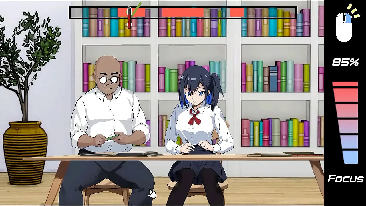 Cute lady giving blowjob to a man in Ntr.lesson porn ryona hentai game video