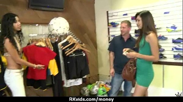 Sexy teen nails her butt on hard dick for cash 12