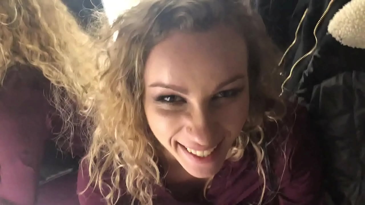 ANGEL EMILY sucking and fucking a big cock in clothe's shop !!