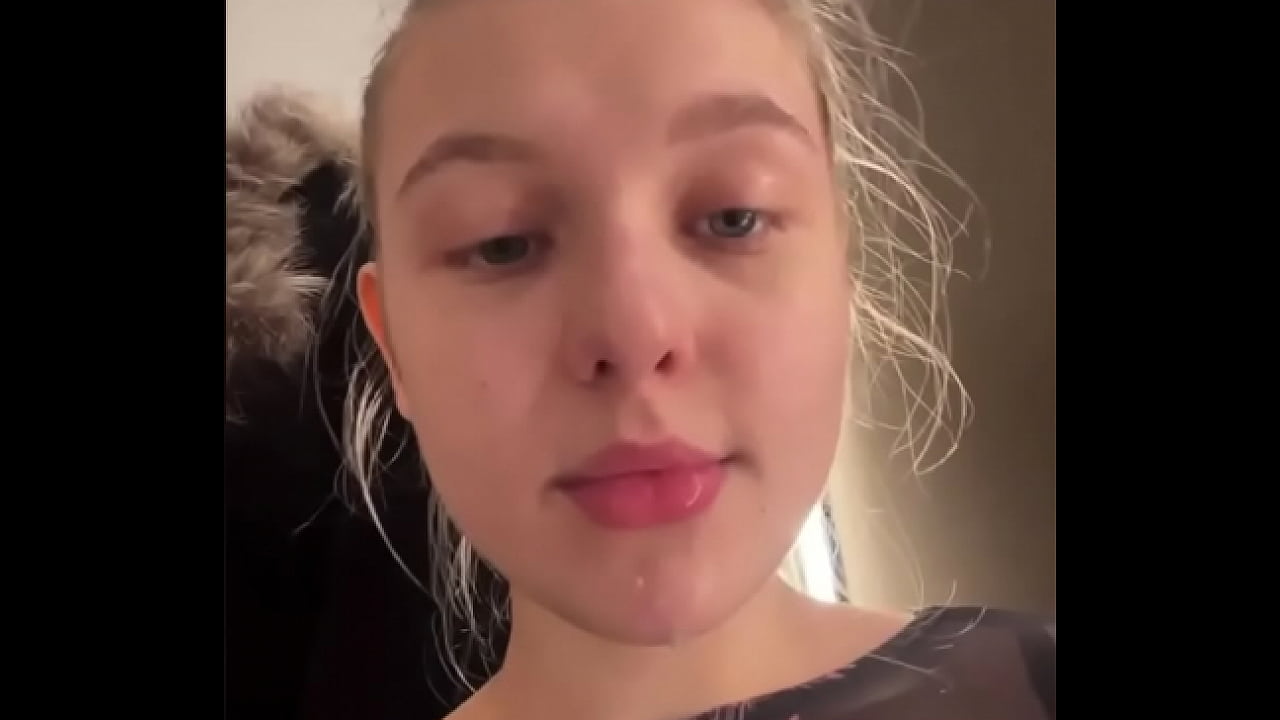 Deep through with saliva in changing room