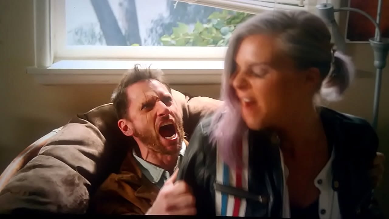 Future man charging up