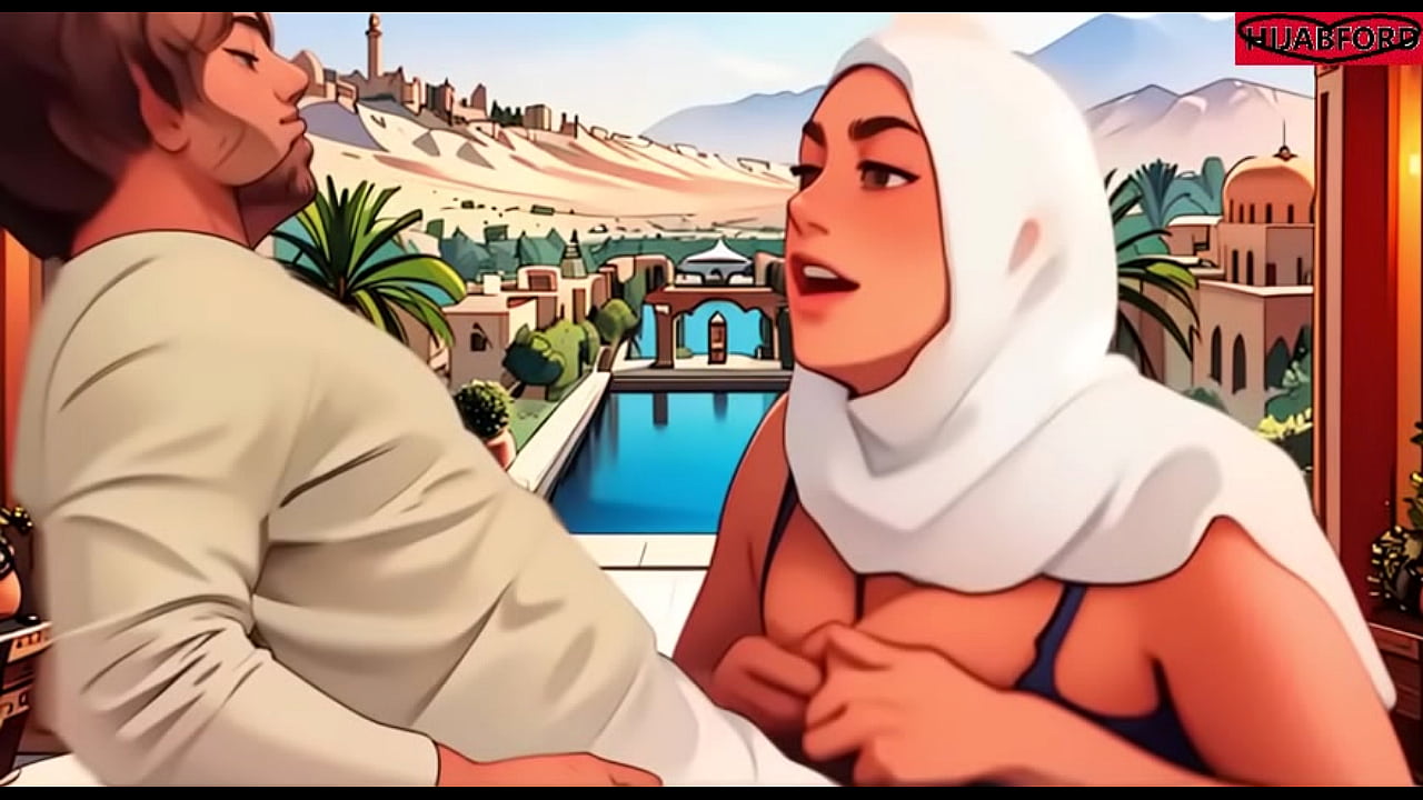 Cartoon Scarfed Muslim Lets me Fuck Her Titties