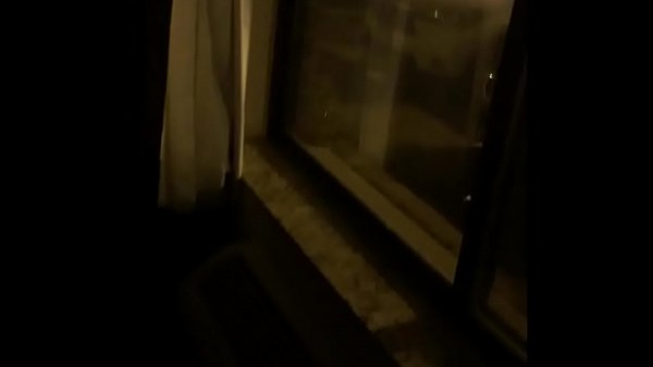 Real Exhibitionist Amateur Milf Wife Masturbating By Open Hotel Window