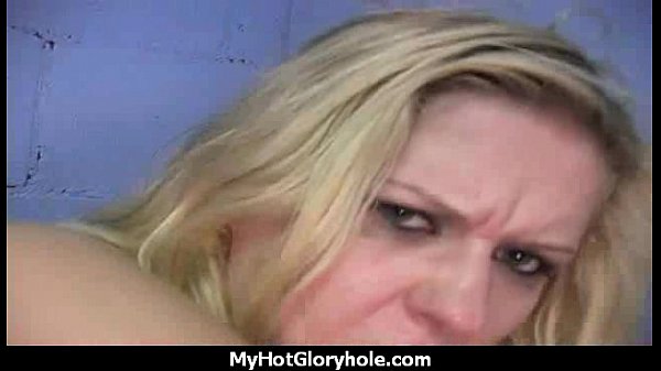 White milf sucking and licking a black cock 7