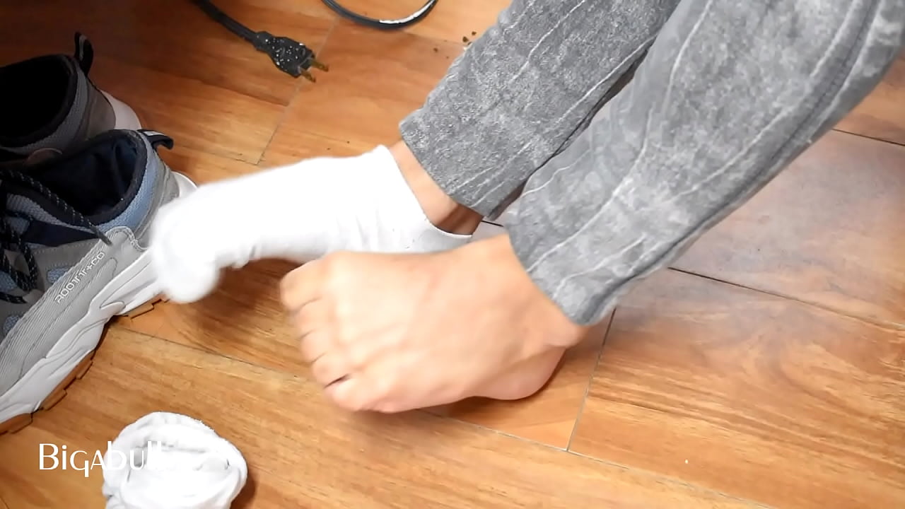 Foot fetish with stockings