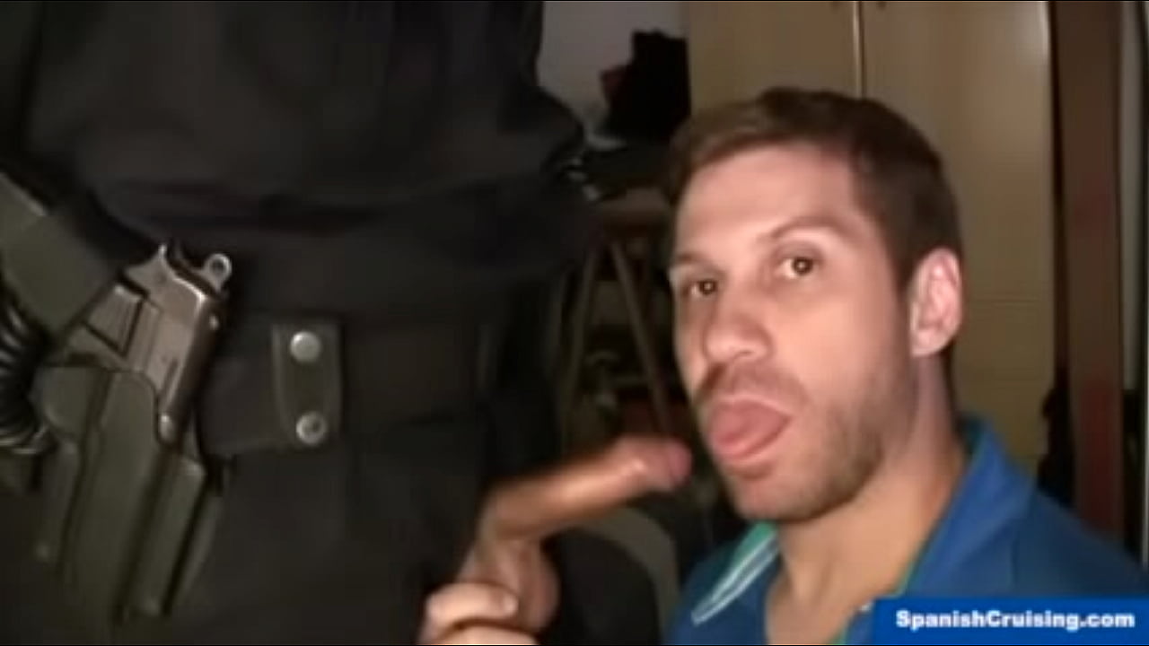 Sucking a Real Policeman's Cock