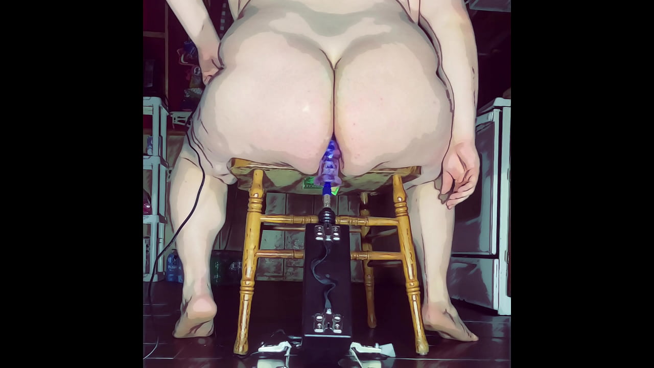 Chub makes hole Creamy with dildo