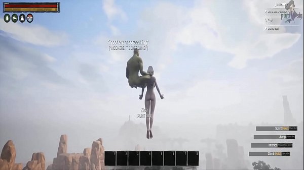 Shrek and Albino Gang Bang Orgy Hilarious Conan Exiles