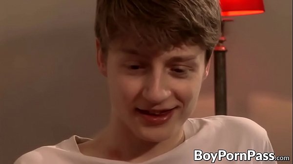 Short-haired boy rides on lovers cock