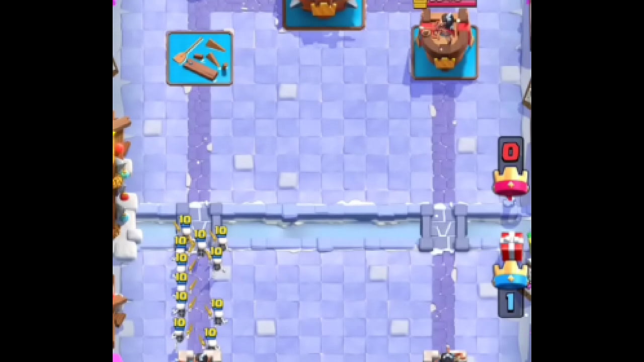 Me cojo a mi rival en Clash Royale con cementerio y hielo*Se rinde*