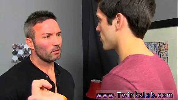 Amazing gay scene He gets on his knees and deepthroats Brock's chisel