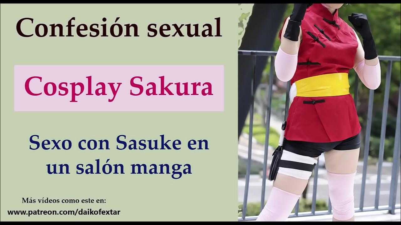 Sexo en una feria de videojuegos y manga. Voz espa&ntilde;ola.