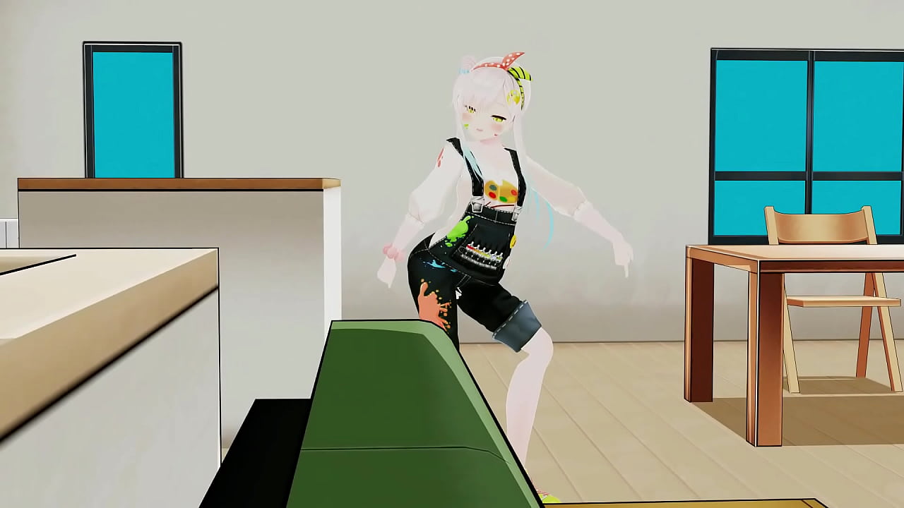 Airani Lofifteen Hentai Hololive Vtuber Undress Dance Cupid Song MMD 3D Yellow Eyes (CLIP)