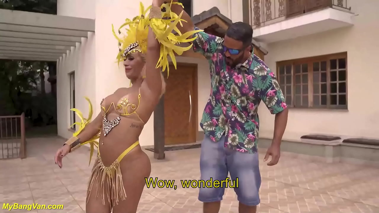 extreme sexy bubble butt carnival samba dancer gets rough big cock ass fucked in my driving bang van