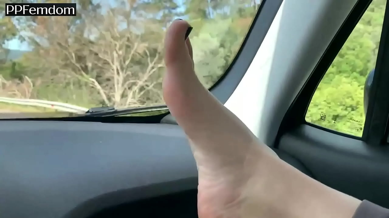 Divine Foot With Black Toenail Polish - Young Princess Sofi POV Foot Fetish