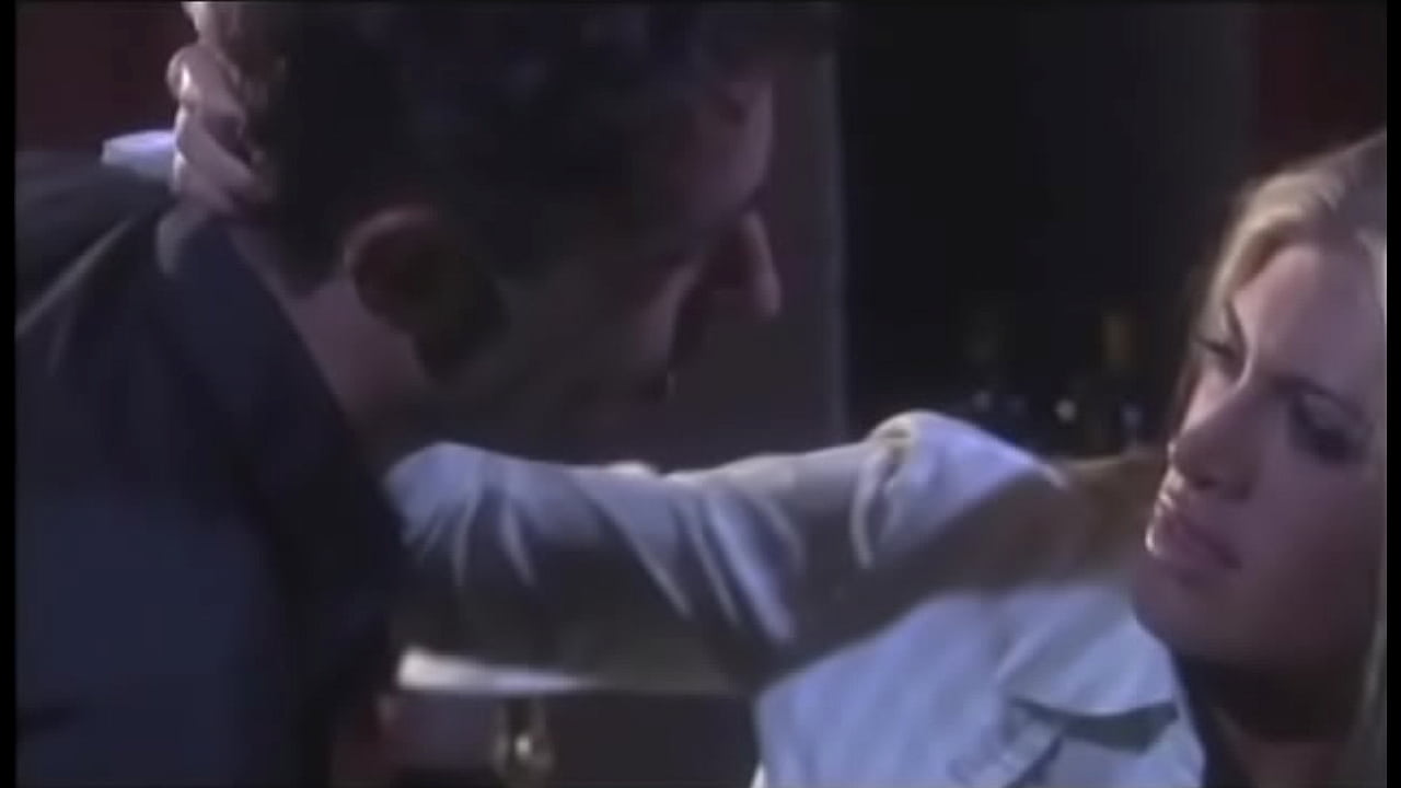 Horny babe enjoys her tight pussy fucked by a huge pole