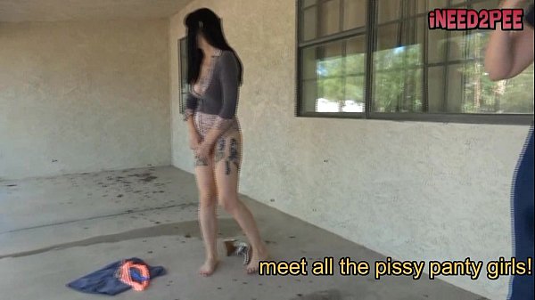 desperate for the toilet these ladies wet themselves