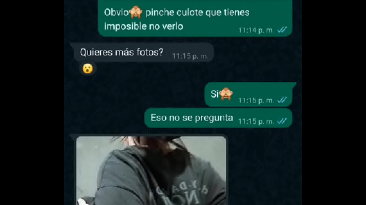 Con la jefa de mi amigo oscar