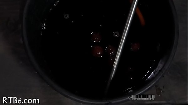 Painful clamping for beauty's milk shakes