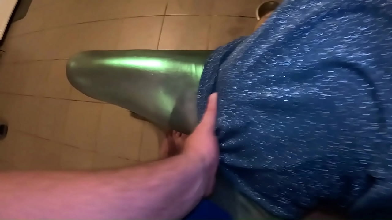 Deep blow-job and cum play on my shiny cameltoe 285- preview