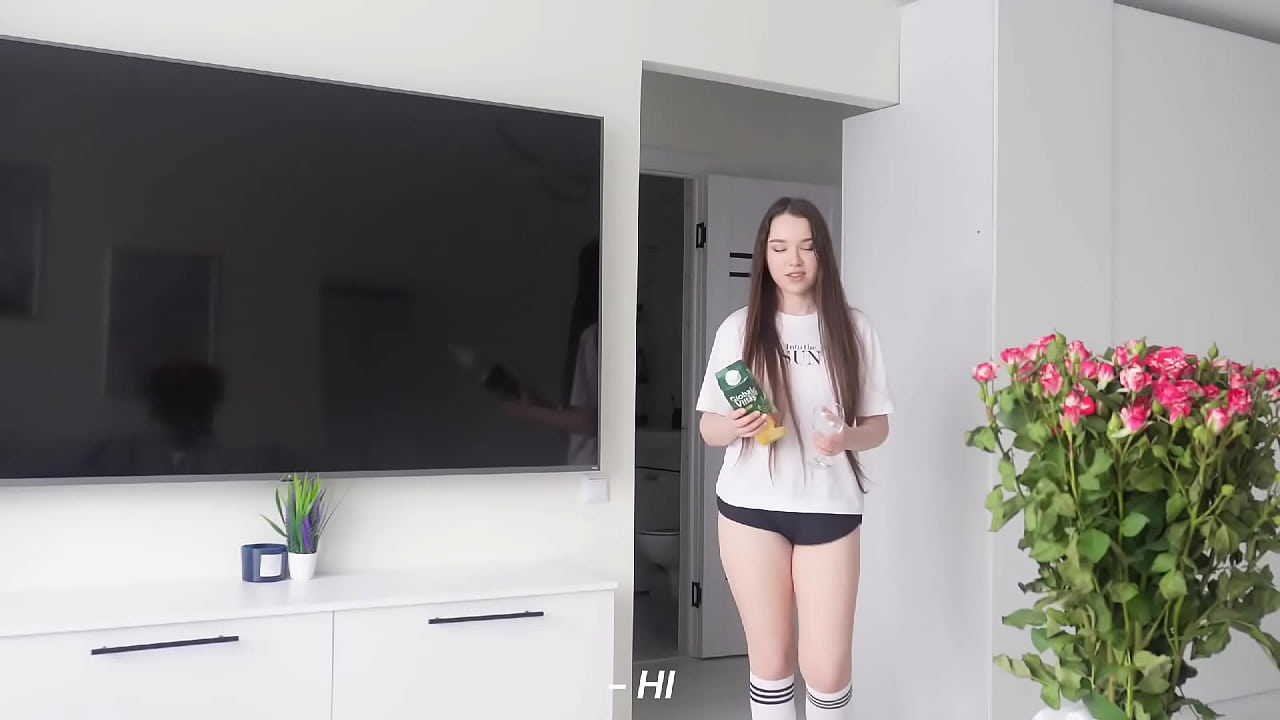 Stepsister taste tests semen after pineapple juice.