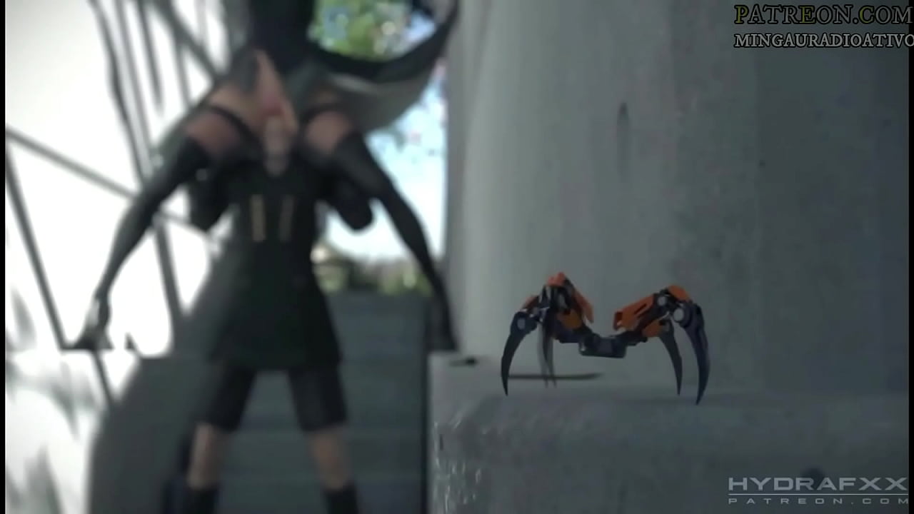 A melhor anima&ccedil;&atilde;o 3D com a 2B e 9S