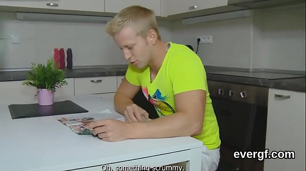 Indebted stud lets spicy mate to penetrate his ex-gf for money