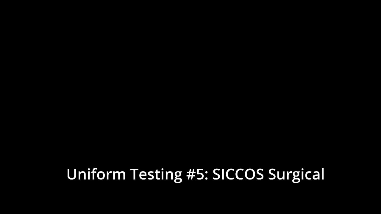 Uniform Testing #5: SICCOS Surgical Gowns, Lab Coats, Face Coverings, Assorted Gloves