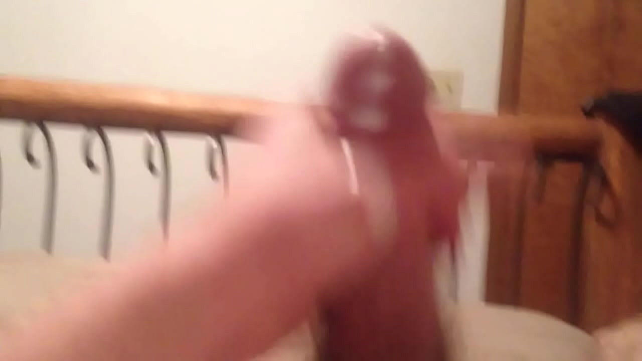 Jacking off my hard cock