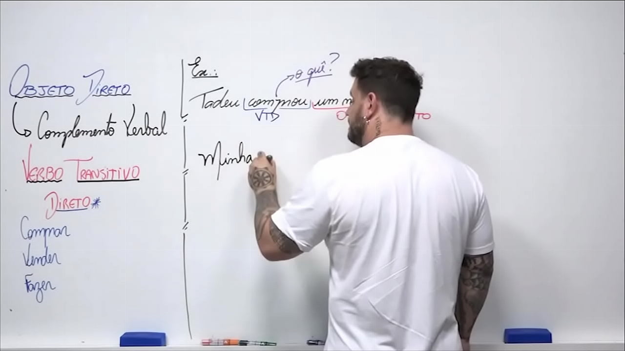 Aula sobre Objeto Direto - Portugu&ecirc;s