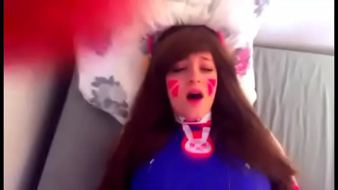 D.VA Cosplay hard orgasm