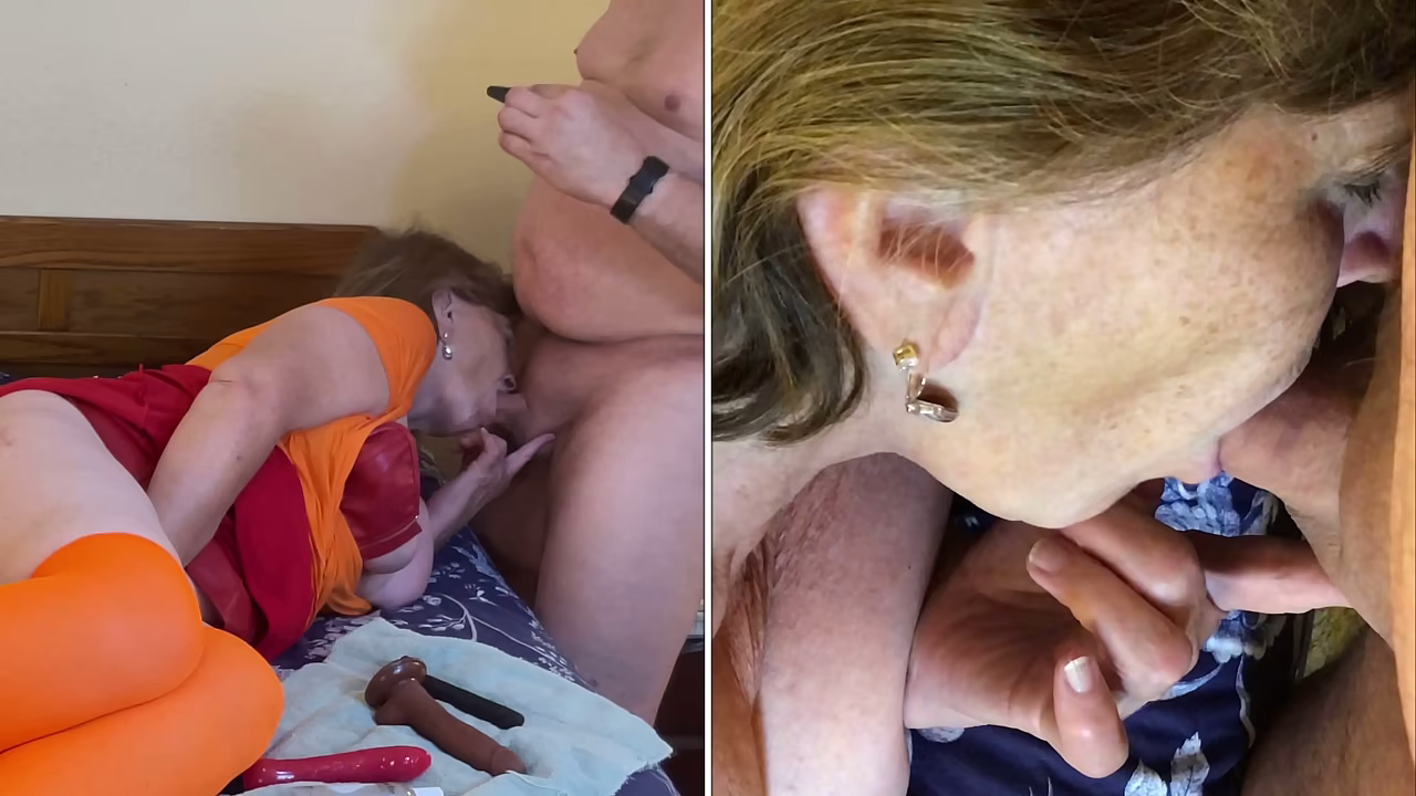 Scooby Doo&rsquo;s Velma Dinkley gives head and is fucked cowgirl and missionary until her pussy drips cum