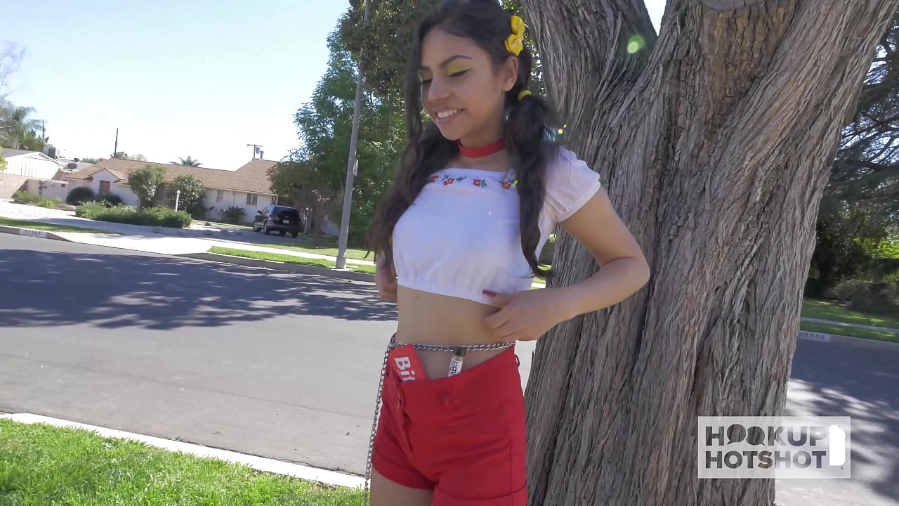 Tiny Latina Rose Darling Gets Her Taco Wrecked By Hookup!
