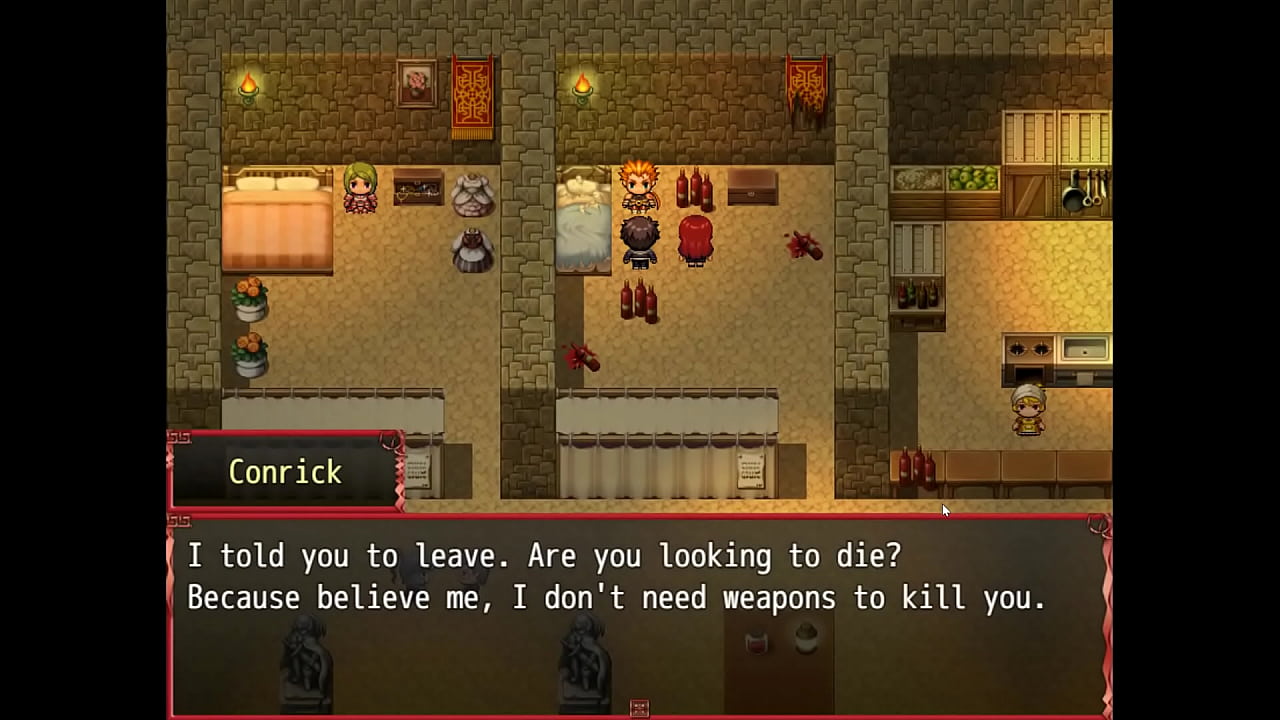 Harem In Another World [ Harem Hentai Game ] Ep.4 best friend turned into dancing whore !