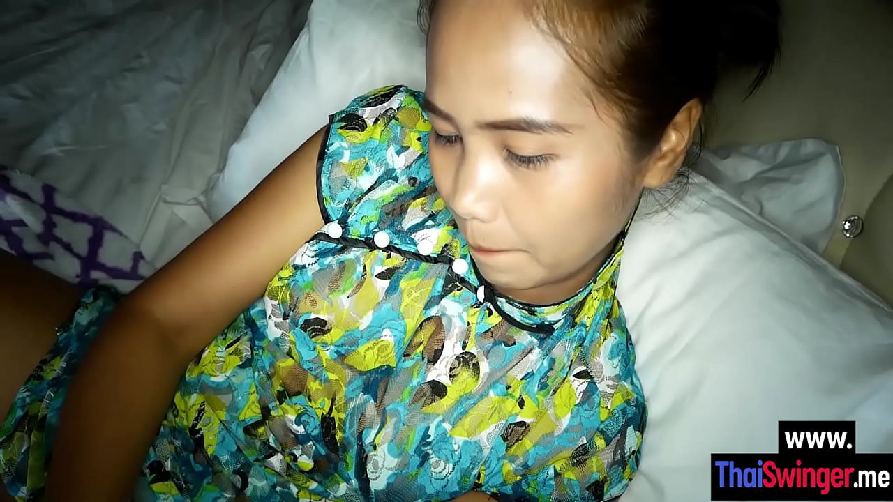 Asian teen Lily Koh grabbed big cock and played with it before she enjoyed hardcore pussy fucking by big dick white boyfriend