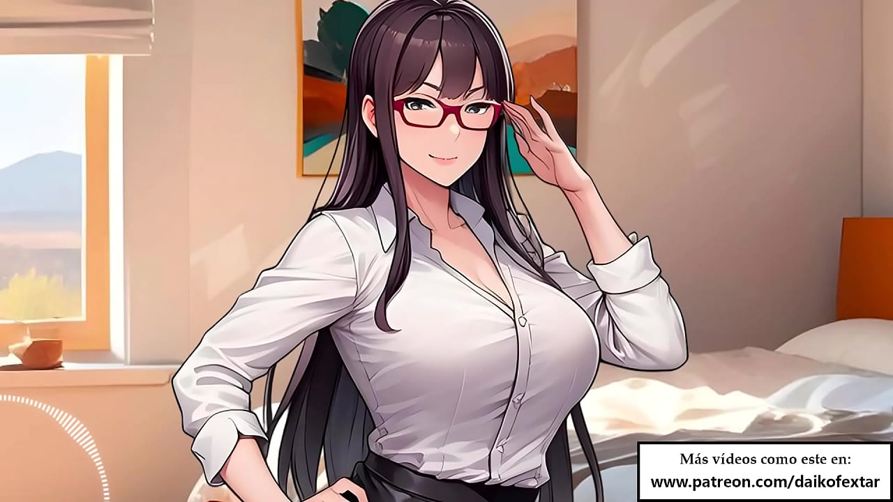 Tu maestra se folla tu culo como castigo por no aprobar. Rol con instrucciones para anal y masturbaci&oacute;n.