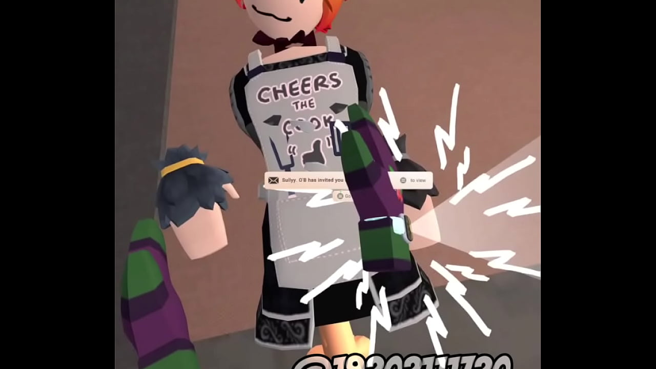 Twink in maid dress gas sex with me in Recroom ;3