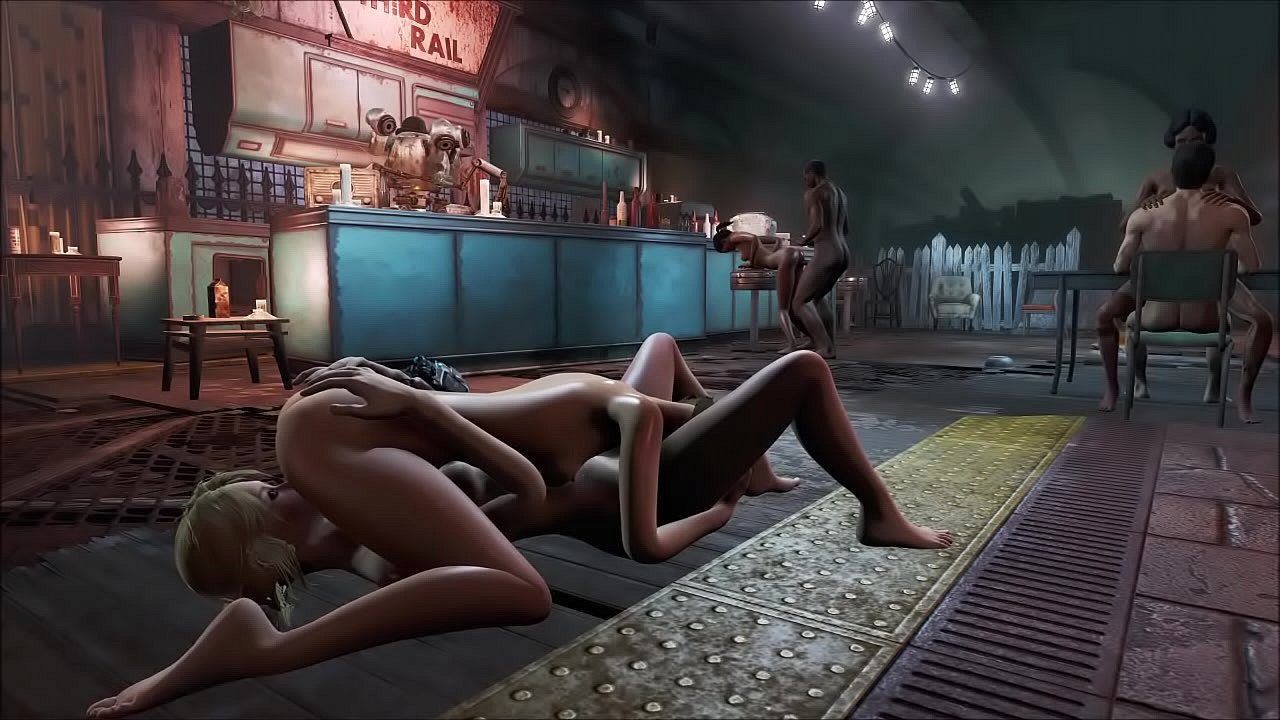 FO4 Grande Orgy in the bar