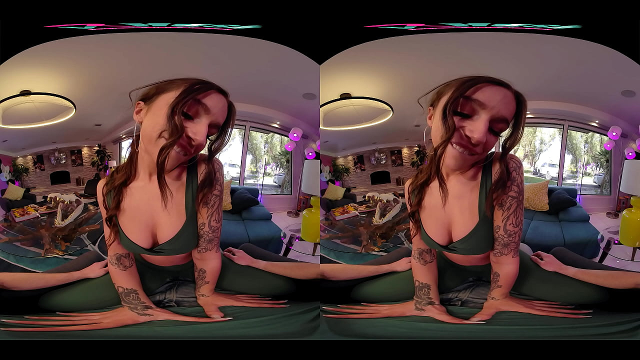 Beautiful busty brunette wants you to pound her pussy in VR