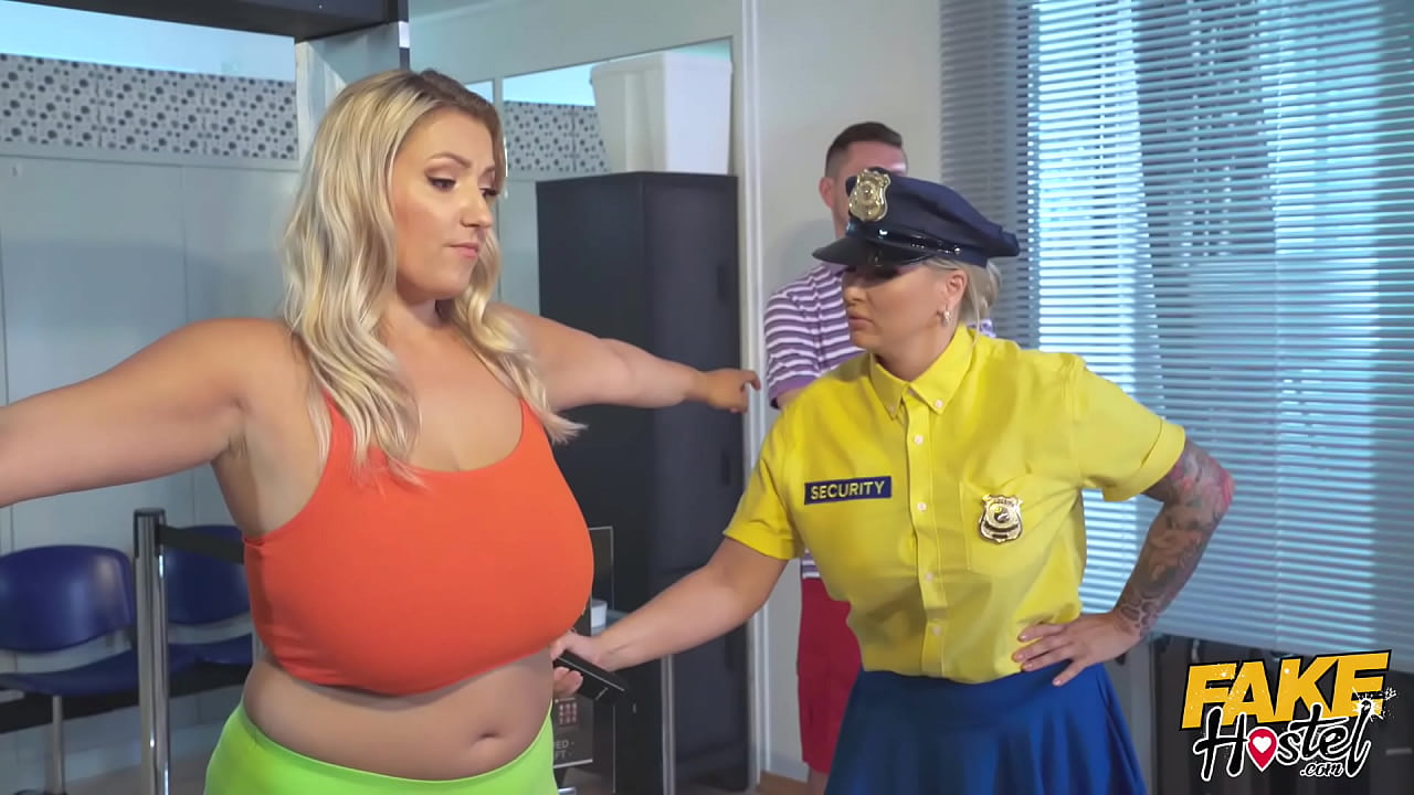 Fake Hostel - Slippery Situation! Fun lesbian sex with two big busty women Crystal Swift and Jarushka Ross with squirting orgasm