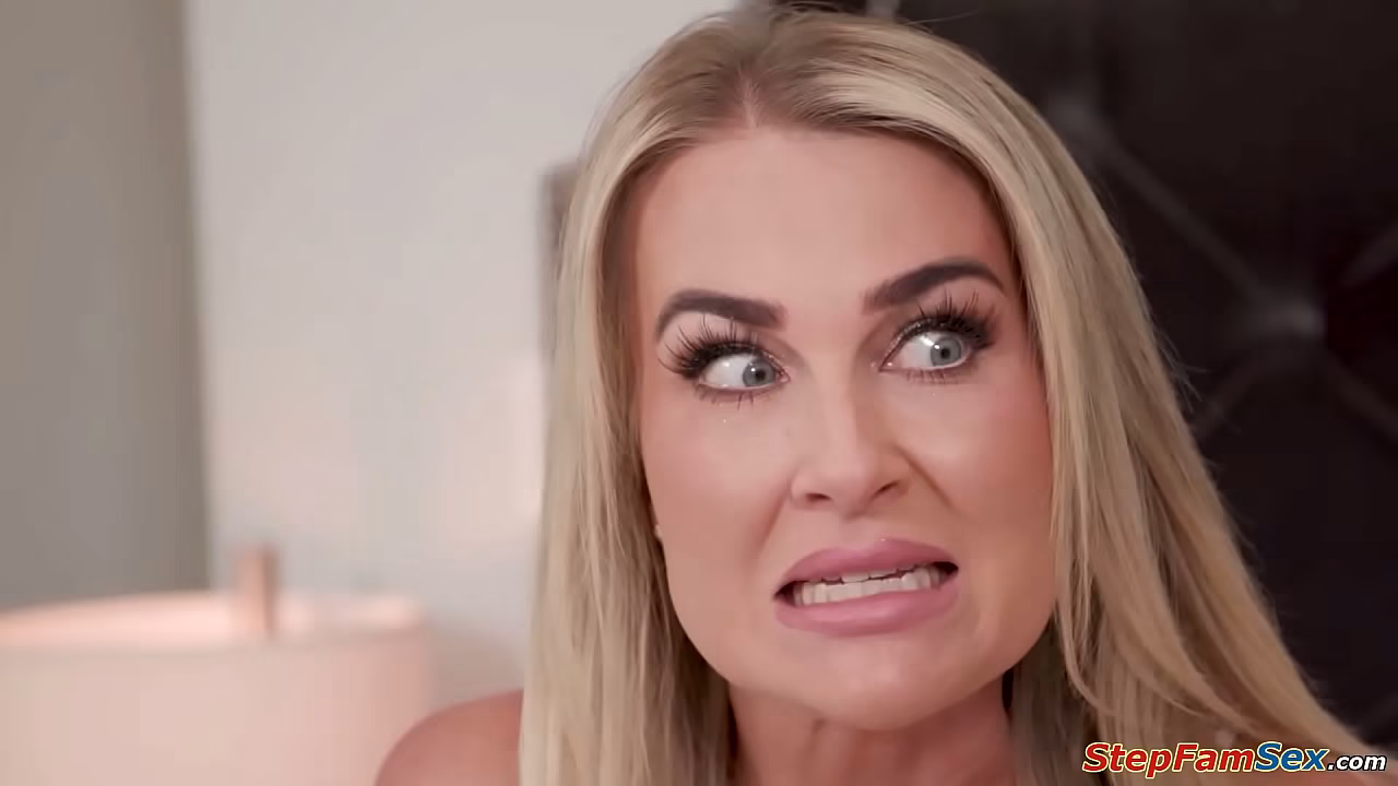 Its your job to keep your busty stepmom happy.Cougar Andi Avalon needs to get fucked and sucks off her stepsons cock.The milf is banged and squirts