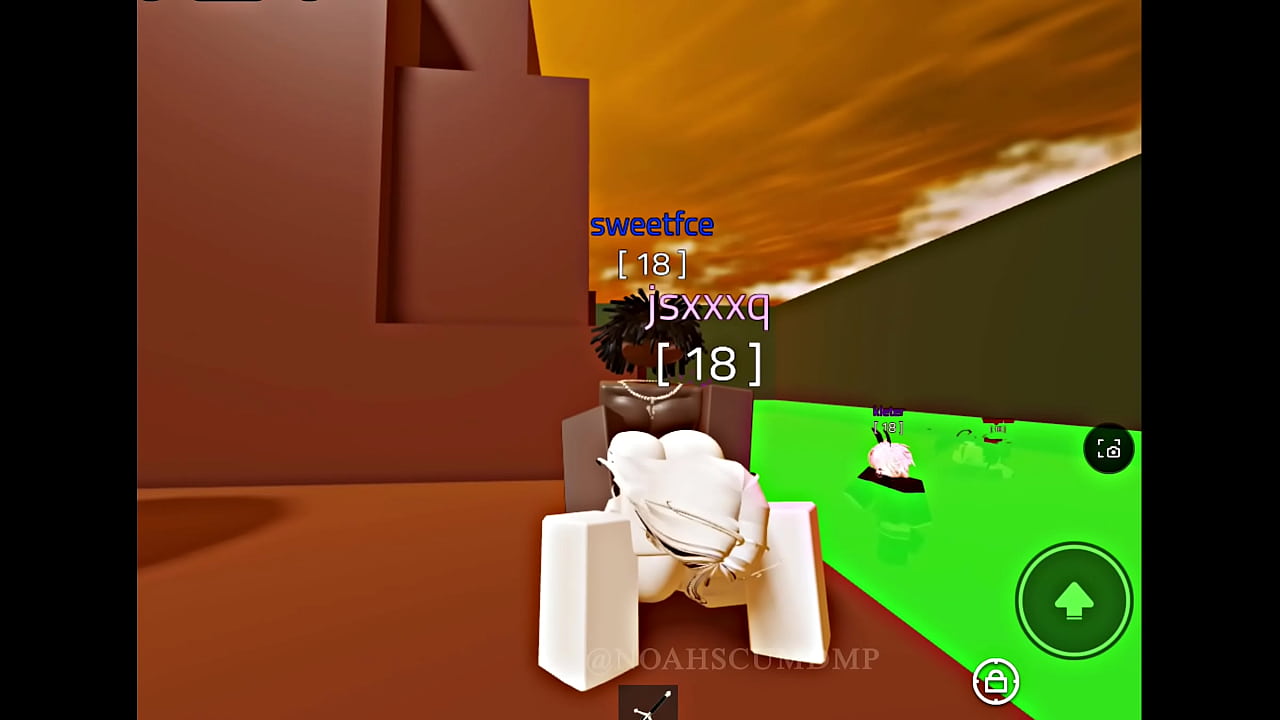 Hot chick getting fucked on a roblox condo game