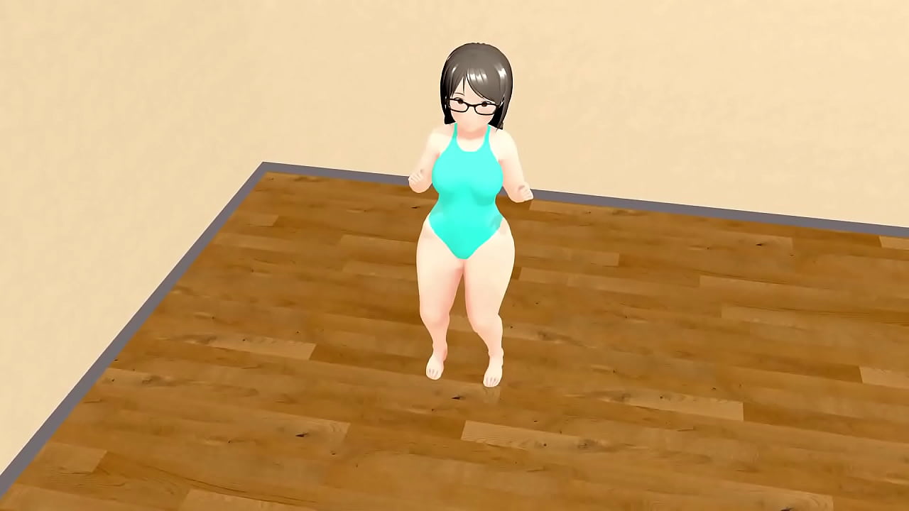 きょう　ぽっちゃりメガネ女子のエ〇すぎるダンス【シャッフルダンス】