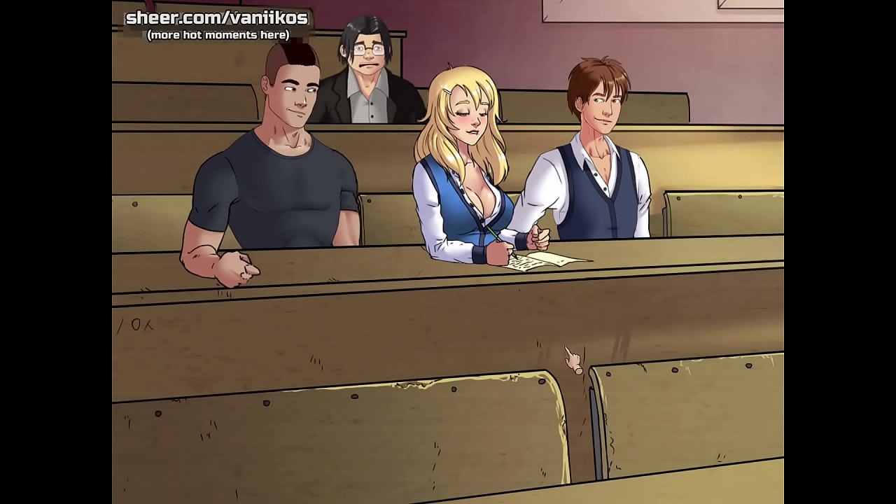 My Little Angel | Very horny blonde 18yo teen with big perfect boobs jerks off two dicks at one time | Hottest highlights | Part #2