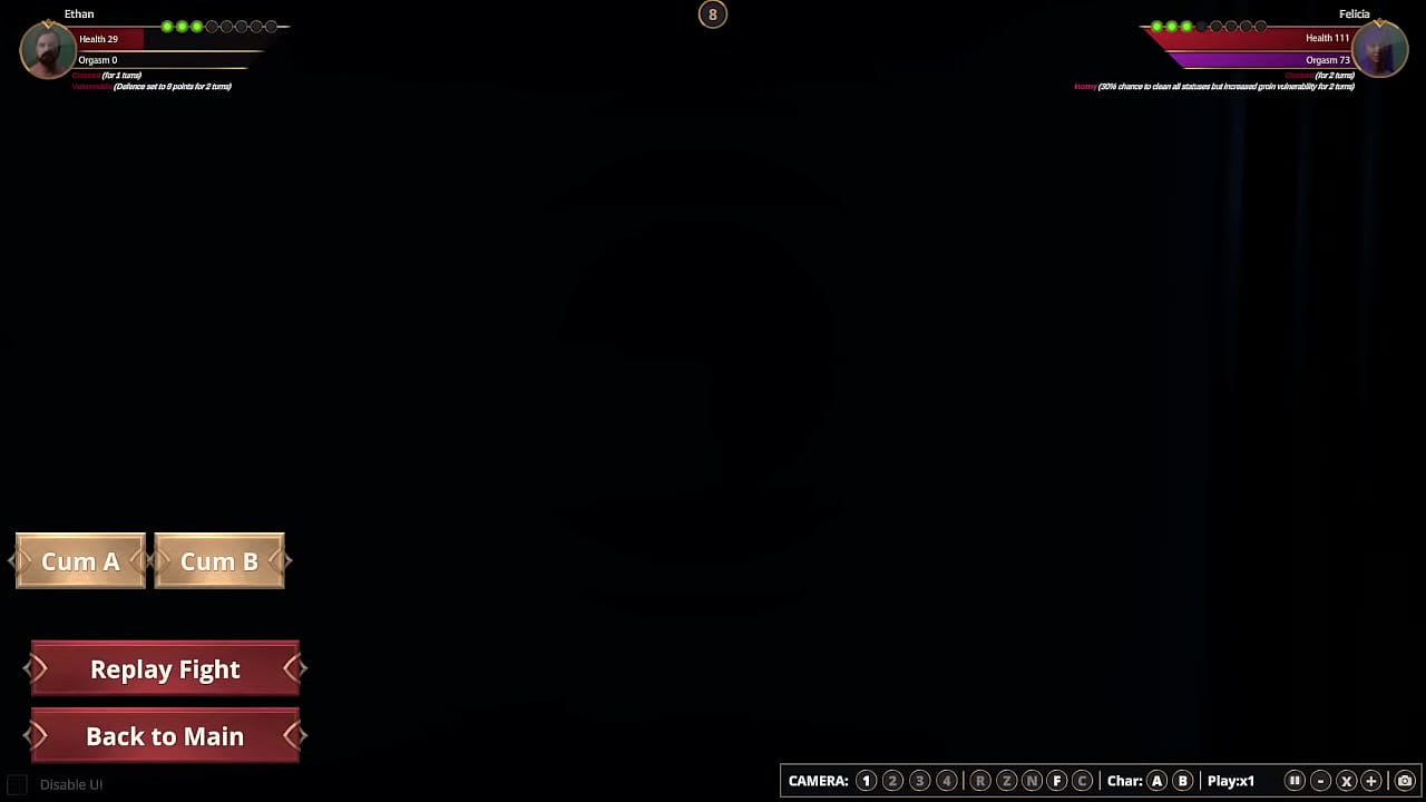 Ethan and Felicia have a sex battle