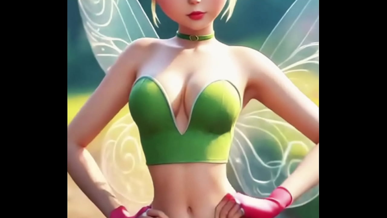 A different side of Tinker Bell you've never seen before. Absolutely magical!  AI-generated