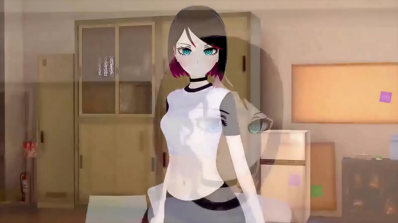 Sexy anime emo slut moans loud while getting rammed by big dick - Hentai anime